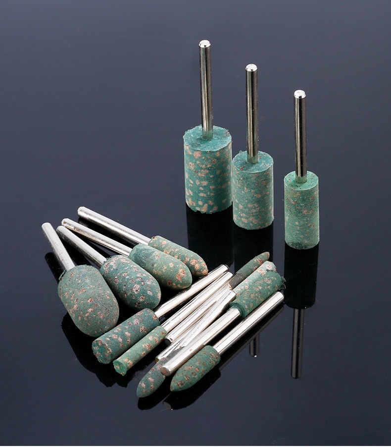 芝麻打磨头砂轮小磨头金属玉石磨具弹性海绵橡胶芝麻抛光磨头模具