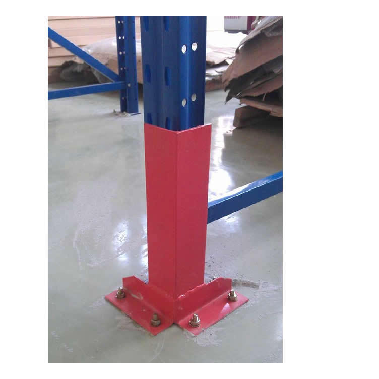 江苏地区货架防碰撞护角/脚护拦重型货架配件 橘色/黄色 l型u型