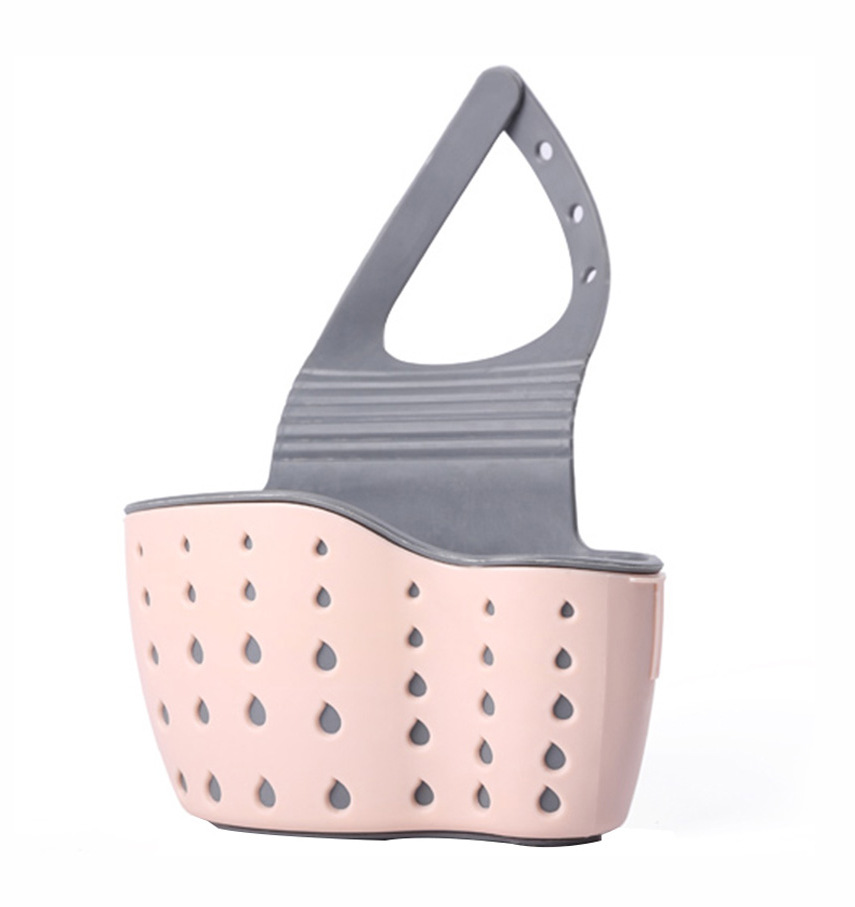 Kitchen Thickened Double-Layer Sink Hanging Bag Sink Plastic Drain Basket Storage Hanging Basket Storage Rack Drain Rack