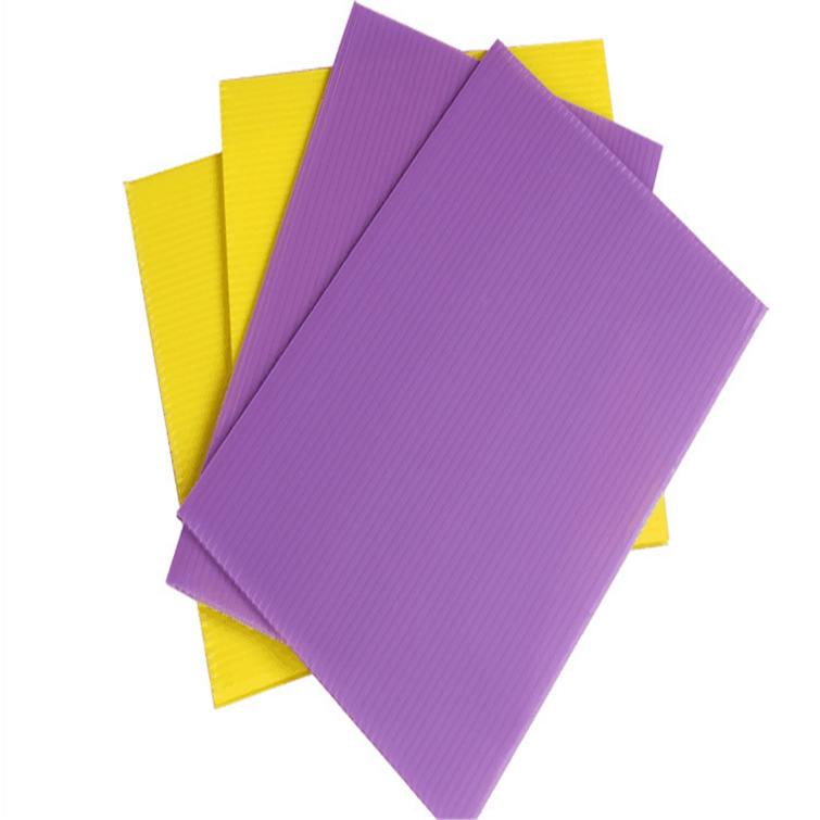 乾顺厂家供应 紫色pp中空板 塑料瓦楞板 4mm万通板材 蜂窝pp板