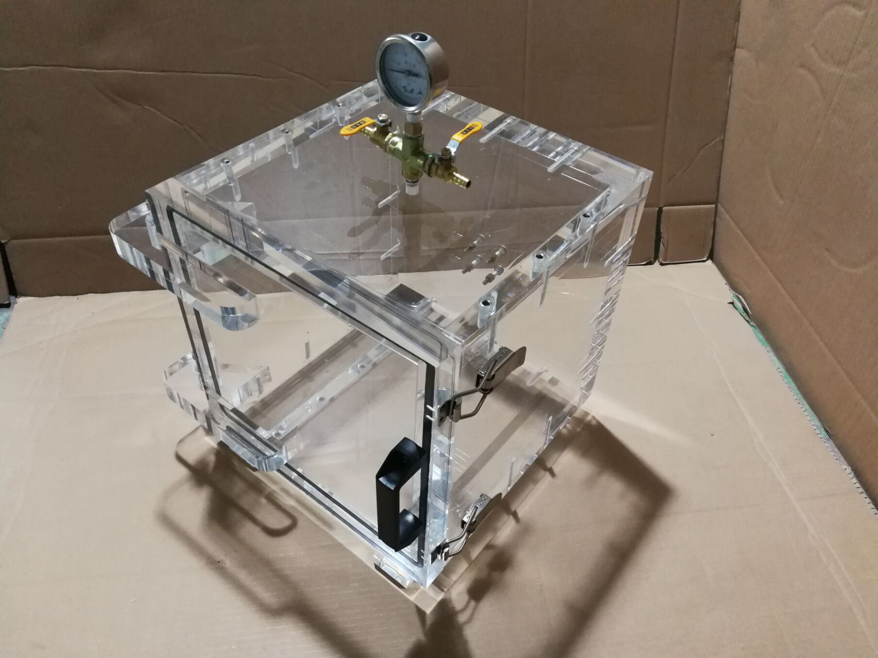长期供应亚克力真空箱玻璃箱密封箱销售亚克力箱收纳箱手套箱
