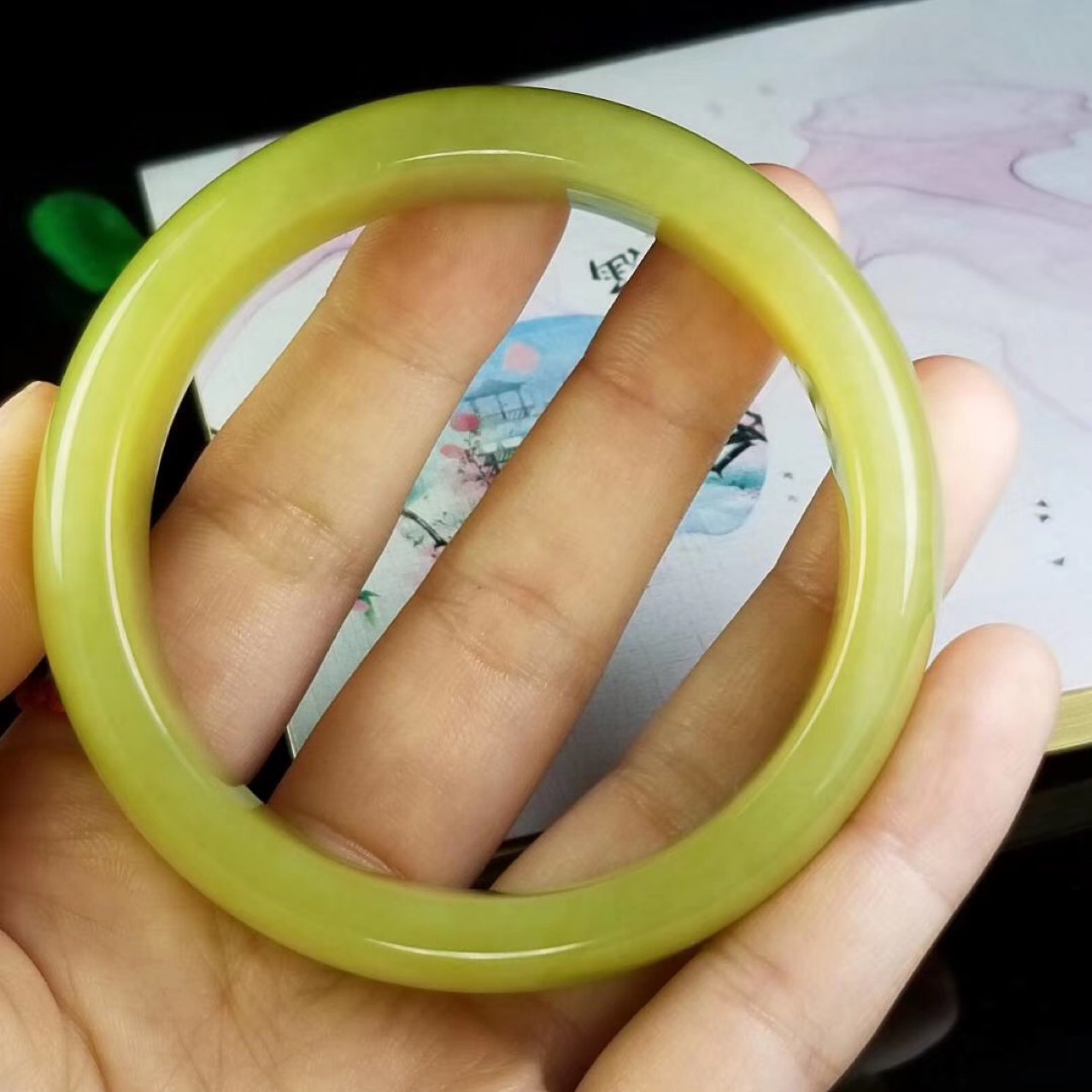 新疆和田玉黄玉且末黄口料玉镯和田玉工艺品手镯厂家批发一件代发