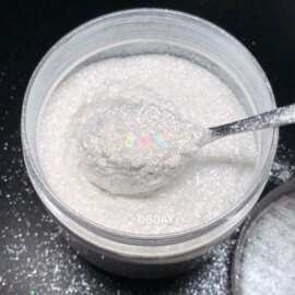 银白超白粗细珠光云母矿石色母粒1000目60目高闪珠光粉