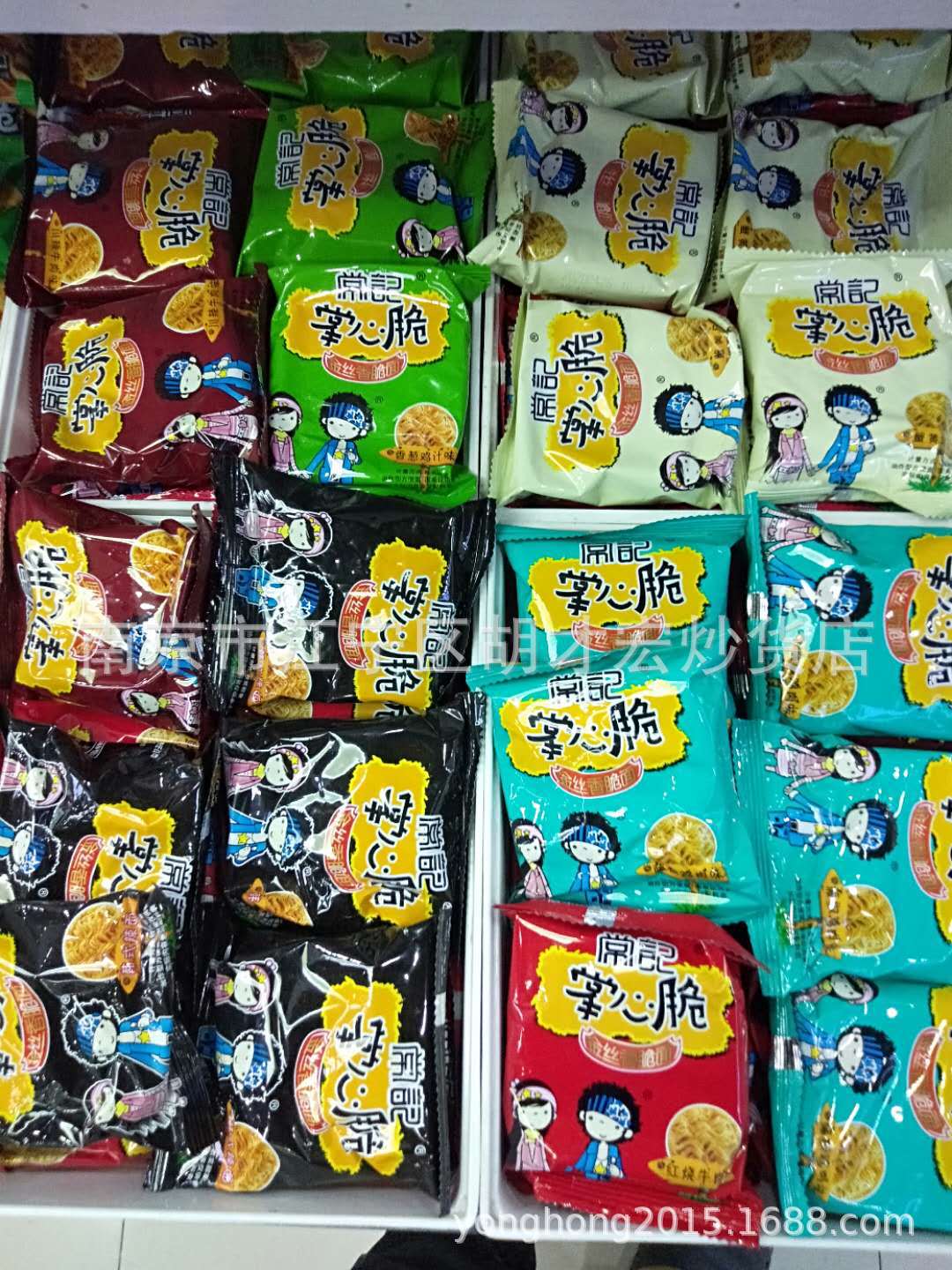 供应常记迷你掌心脆 金丝香脆面干脆面方便面多口味可选一箱8斤