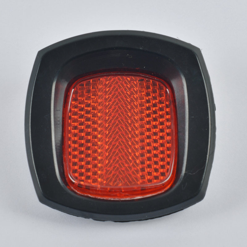 山地车自行车反光片 回复反射器圆形反光片警示尾灯反光板