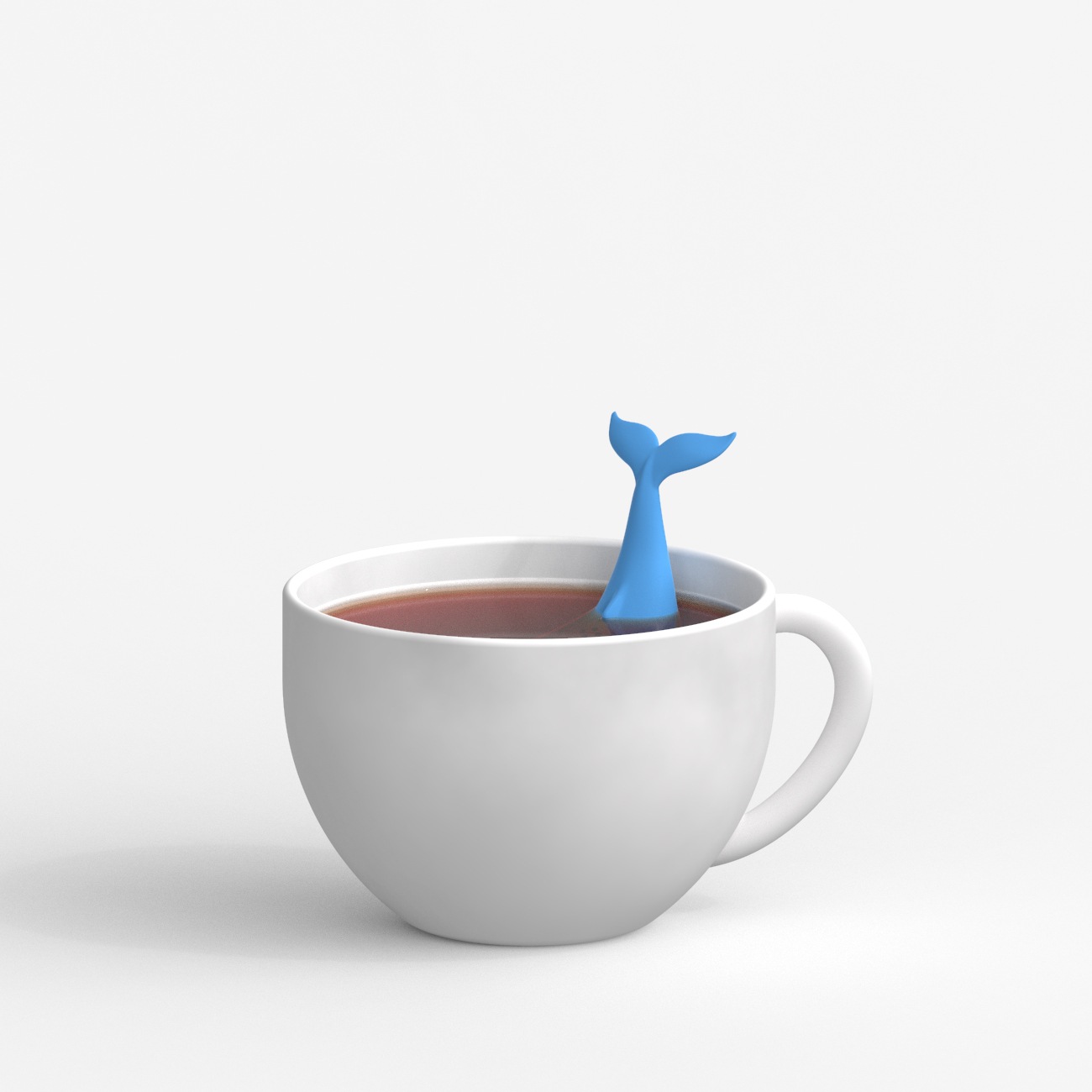 厂家直销新款鲸鱼泡茶器 热销鲸鱼滤茶器 创意礼品硅胶茶漏茶具