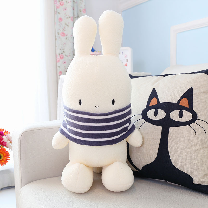 新款毛绒玩具可爱波波兔公仔情人节礼物毛绒公仔