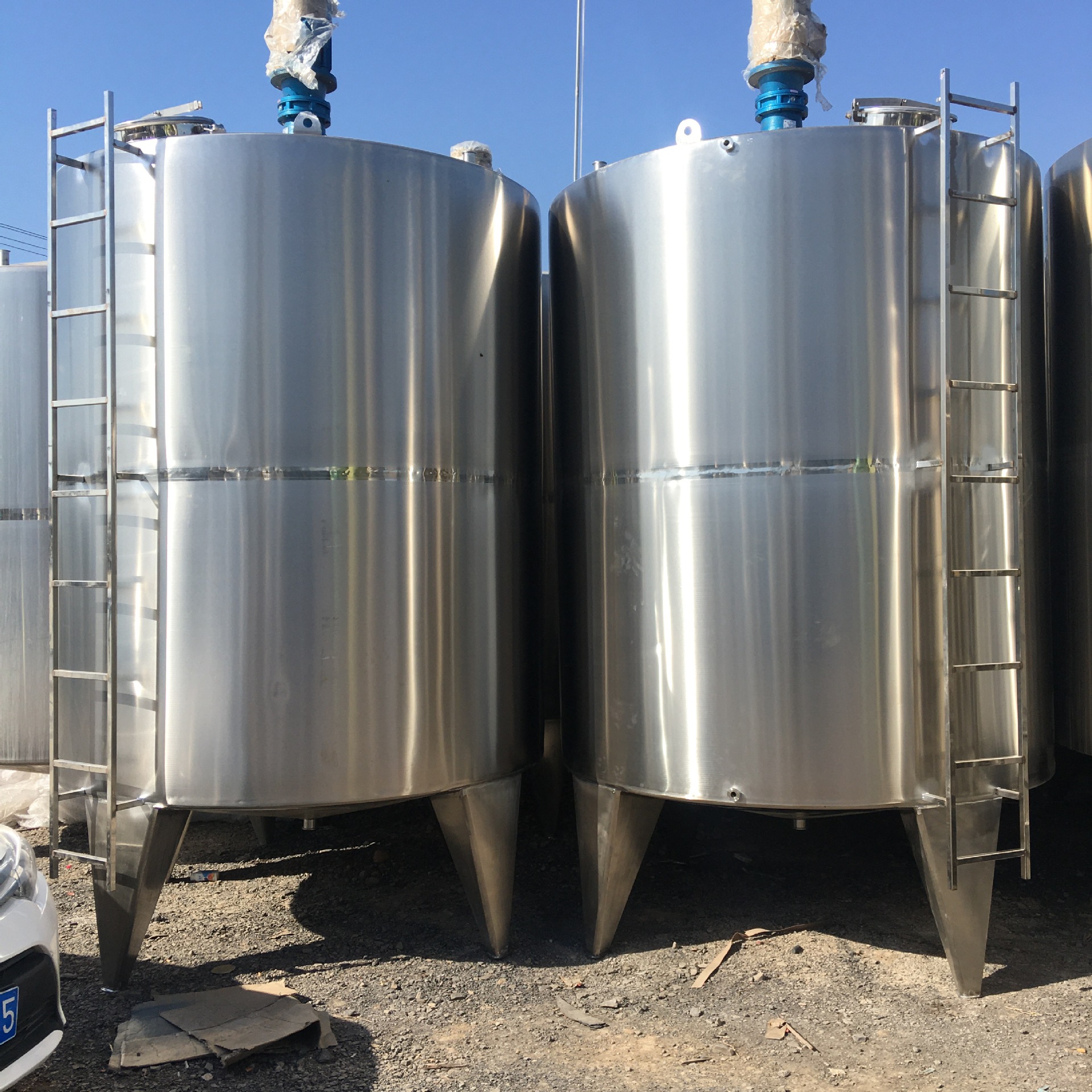 加工定做 304不锈钢储罐 1吨2吨化工饮料储水罐 不锈钢储酒罐