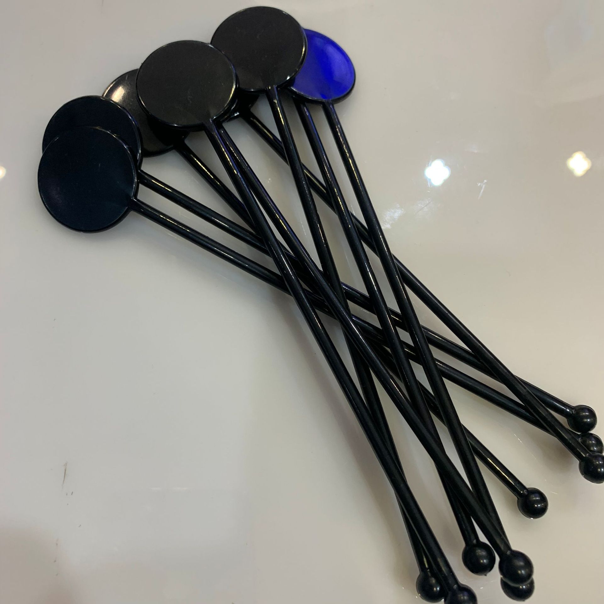 定制一次性调酒棒塑料棒 饮料搅拌棒 调酒神器ps搅拌棍可印刷logo