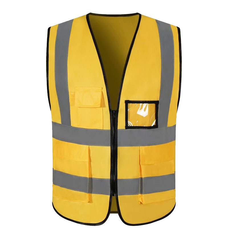 Advertising Shirt Reflective Waistcoat Pocket Safety Reflective Vest Vest Sanitation Worker's Clothes Customized Reflective Vest