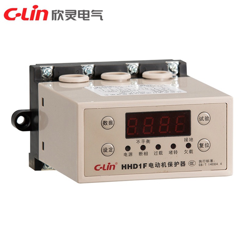 c-lin欣灵 电动机保护器hhd1f-a/b/c过载断相 智能数显380v220v