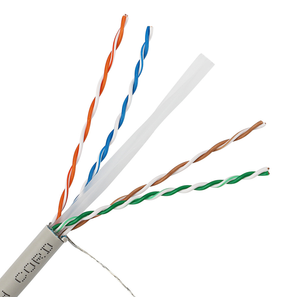 东莞cat6ftp单股0.58双绞线纯铜过测试网络线 六类单屏蔽网线厂家
