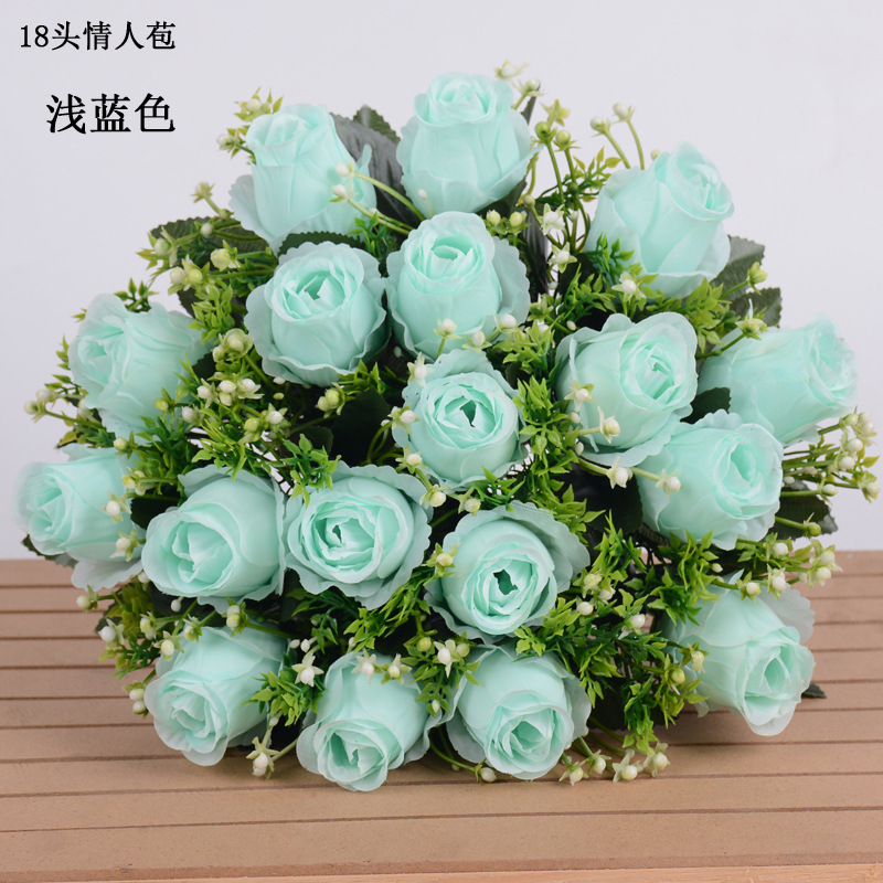 Artificial Bridal Bouquet Rose Bouquet Silk Flower Wedding Bride Bridal Bouquet Wedding Fake Flower Living Room Decoration Wholesale