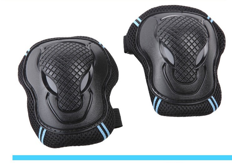 男女滑轮护膝护肘护腕溜冰成年人旱冰护具套装 滑板自行车平衡车