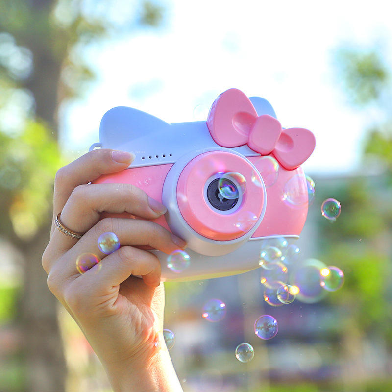 厂家批发全自动相机泡泡枪网红泡泡机卡通夏季泡泡机摆地摊玩具