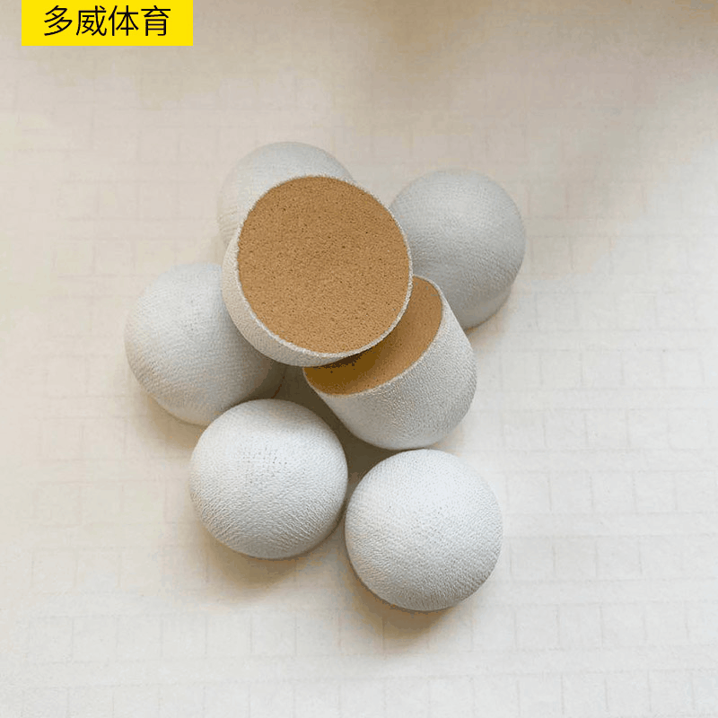 台纤中心孔球头 泡沫塑料羽毛球头 跨境出口台纤双拼复合羽毛球头