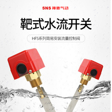 SNS神驰气动HFS-25靶式流量开关单向节流阀水流开关控制器配件