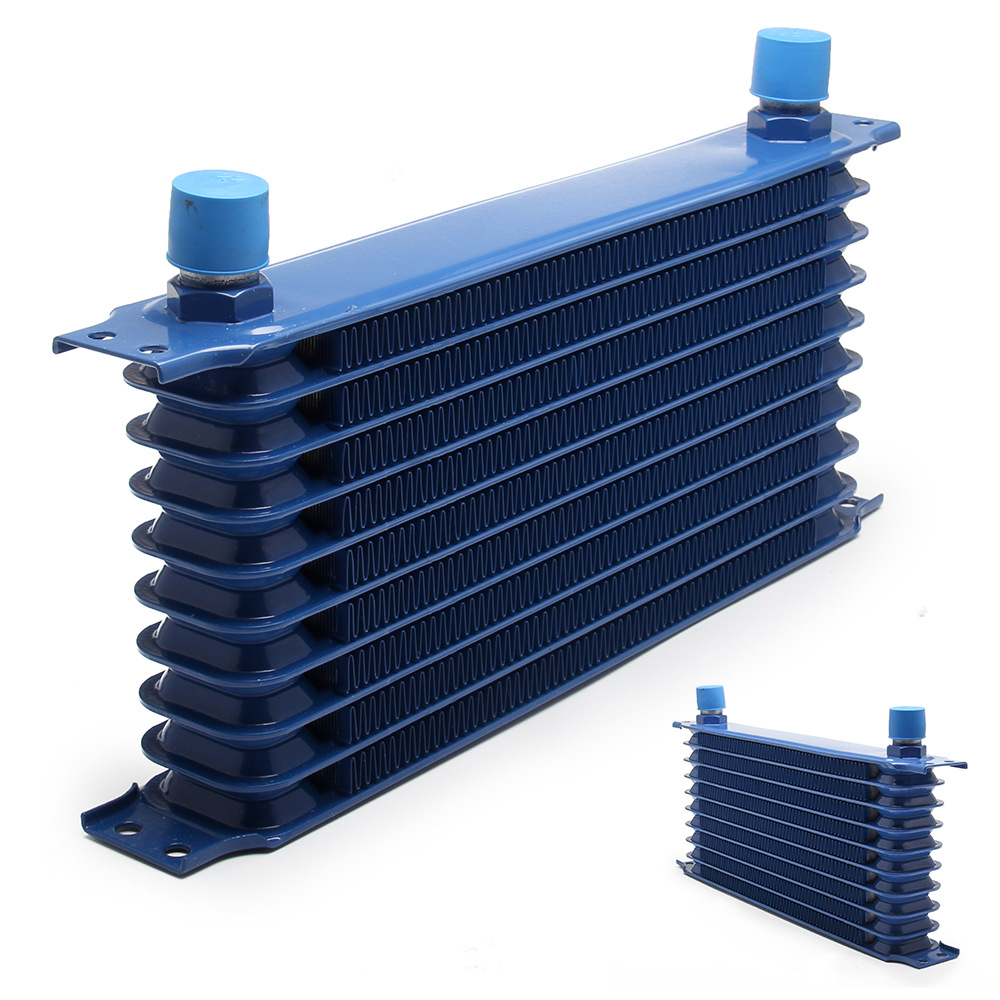 厂家直销汽车改装配件通用油冷器日式10排15排汽车通用冷凝器跨境