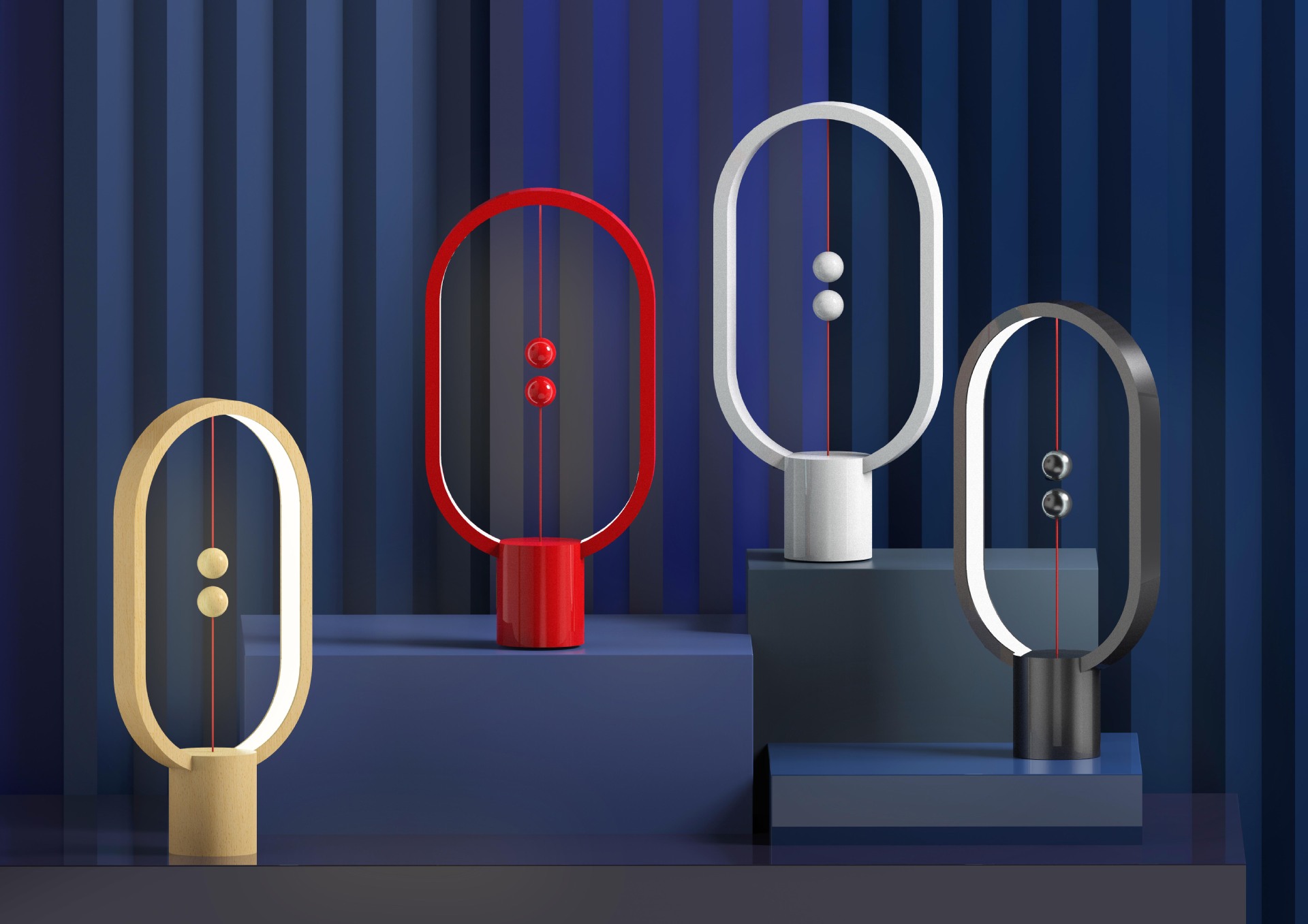 hengpro磁吸悬浮平衡灯网红抖音台灯创意浪漫小夜灯卧室床头阅读