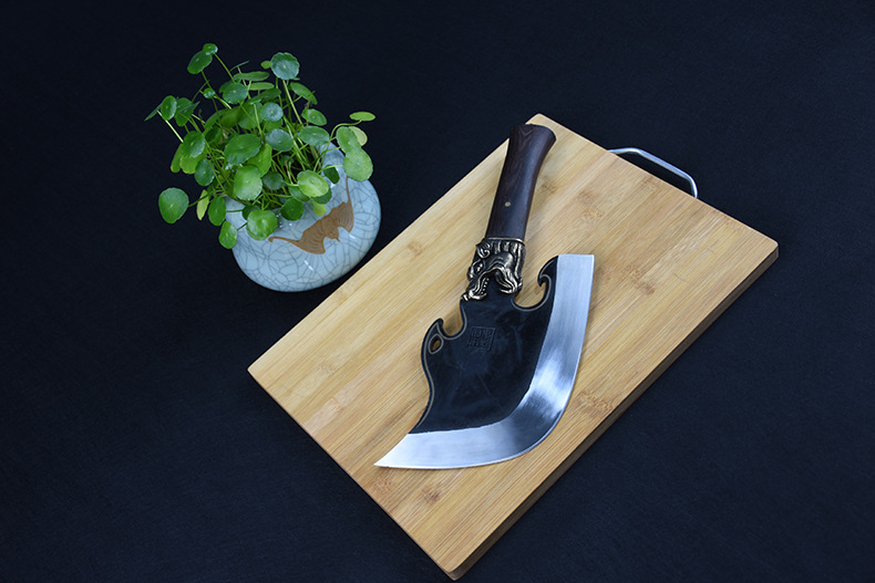 砍骨刀家用锋利斩骨头刀户外砍柴斧头龙泉鬼手作手工锻打单手斧