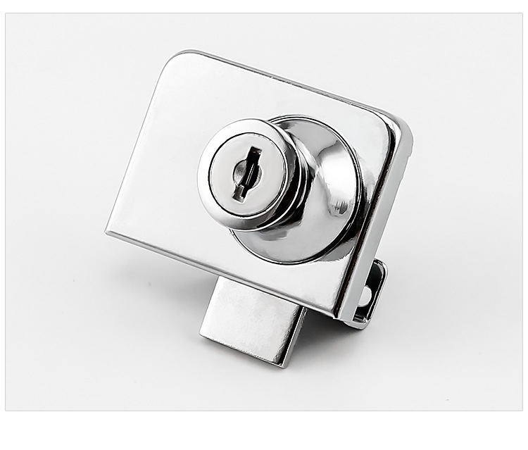 小博士407409玻璃柜锁展示柜锁单开双开玻璃酒柜锁橱窗柜门锁批发