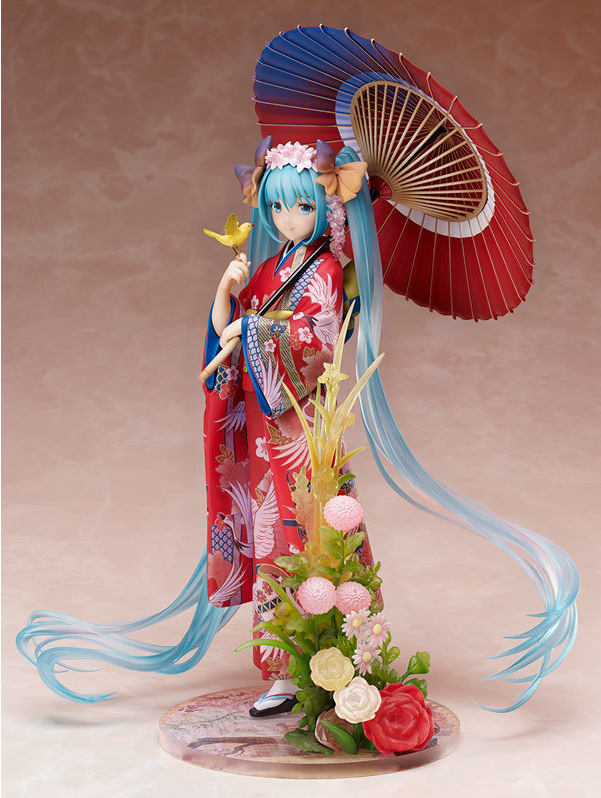 stronger vocaloid 初音未来 miku 花色衣 和服 浴衣 手办模型
