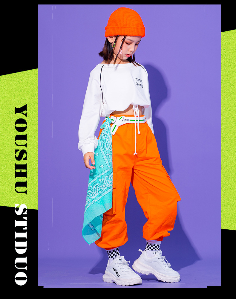 儿童街舞套装男童hiphop潮男孩嘻哈风爵士舞服装少儿架子鼓演出服