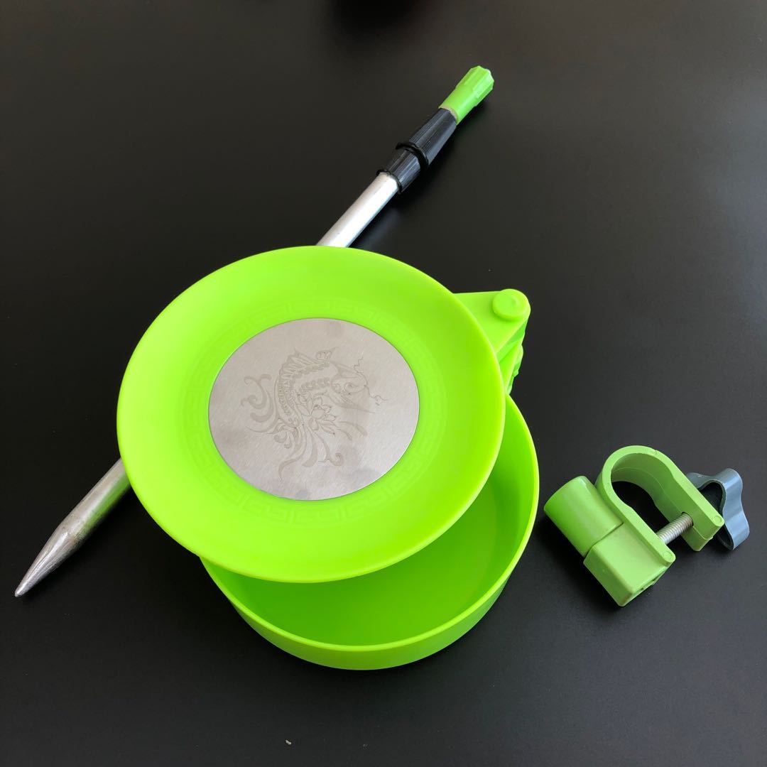 厂家批发迷你拉饵盘全磁拉饵盘强磁拉饵盆简易拉饵盘小号饵料盒