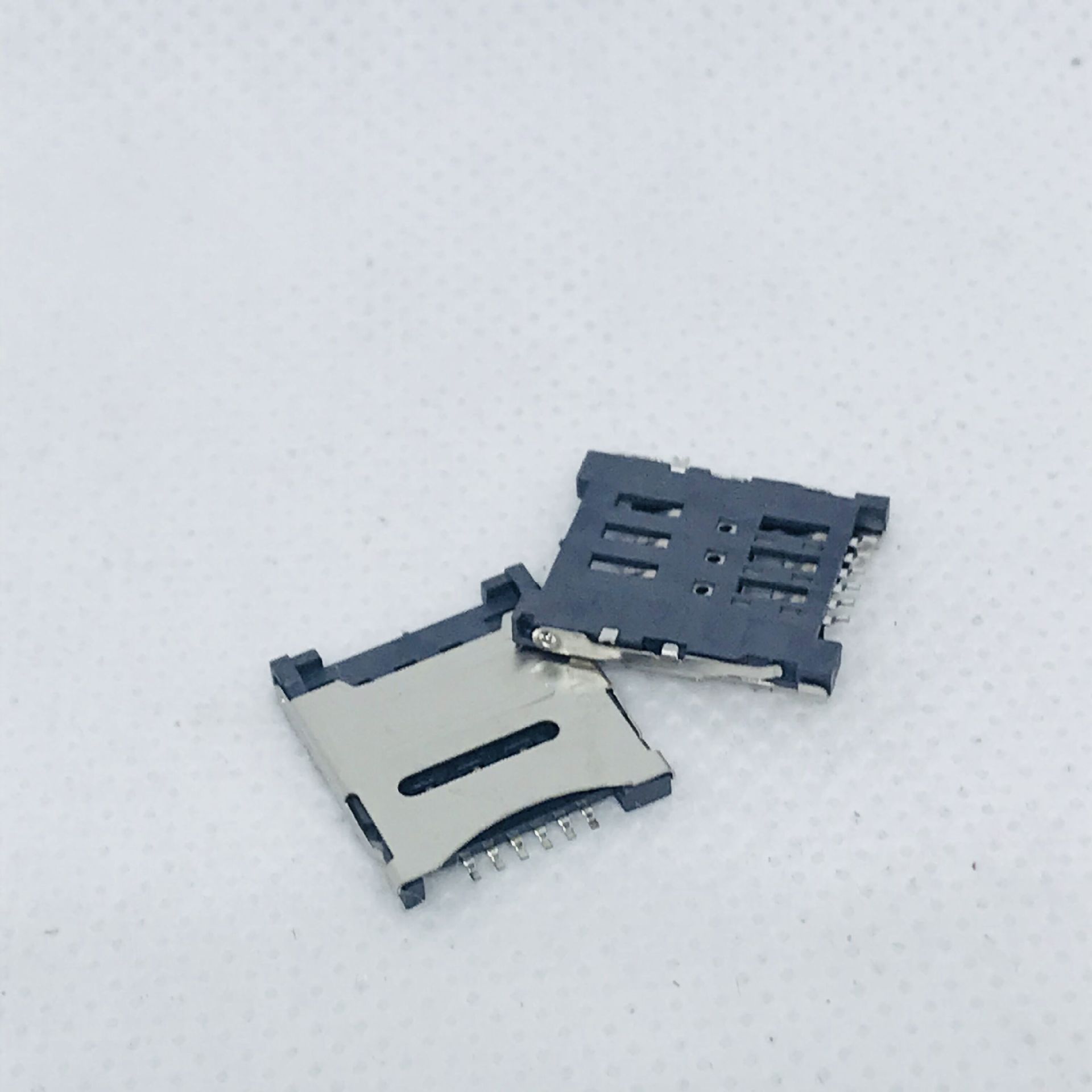 sim卡座 翻盖式 小卡micro-6p卡槽 全新现货