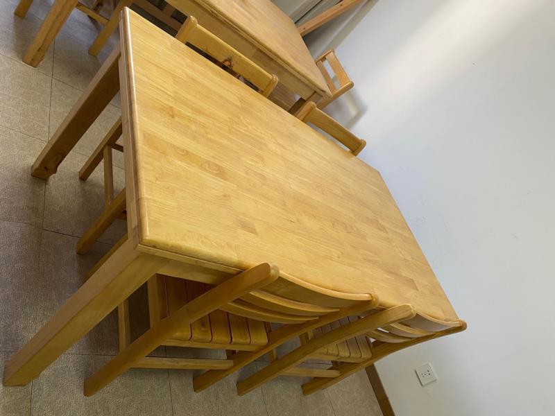 橡木阅览桌 实木阅览桌 图书馆家具源头厂家定制