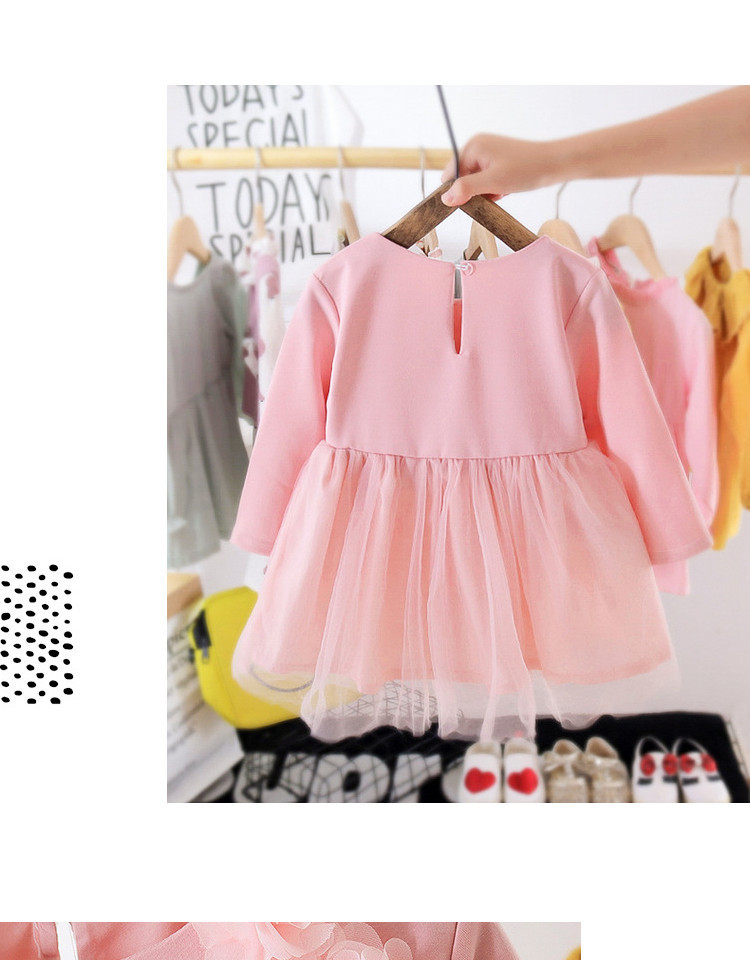 ins外贸韩版童装公主裙婴儿裙子秋季baby儿童女童春装宝宝连衣裙