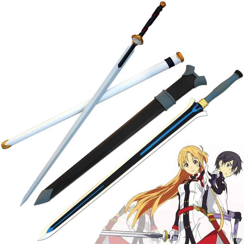刀剑神域pu剑剧场版武器序列之争桐人阐释者带鞘兵器合金模型