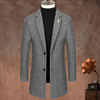 Autumn and winter man woolen coat Lapel Mid length version Herringbone Fur overcoat Self cultivation wool overcoat Woollen cloth coat Autumn and winter man woolen coat Lapel Mid length version Herringbone Fur overcoat Self cultivation wool overcoat Woollen cloth coat