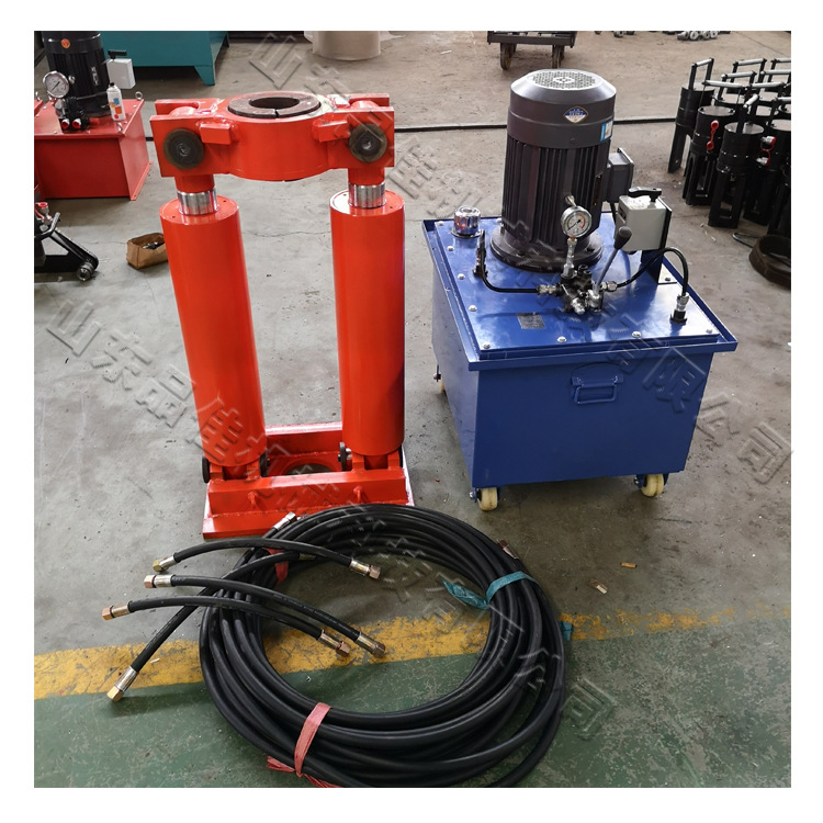 100t电动液压拔管机下水道管道顶管机护璧套管钻孔起拔机现货