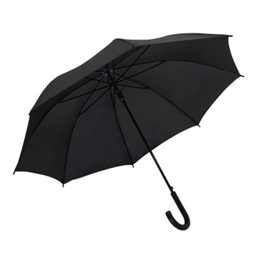 雨伞定制21男士伞黑色直杆伞商务户外伞塑料伞柄木伞柄伞可印logo