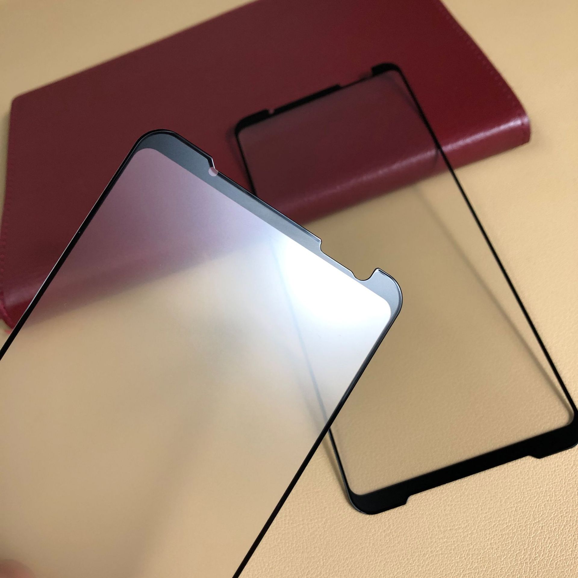 华硕rog3满版雾面钢化膜 zs661ks手机荧屏雾面磨砂钢化玻璃贴电镀
