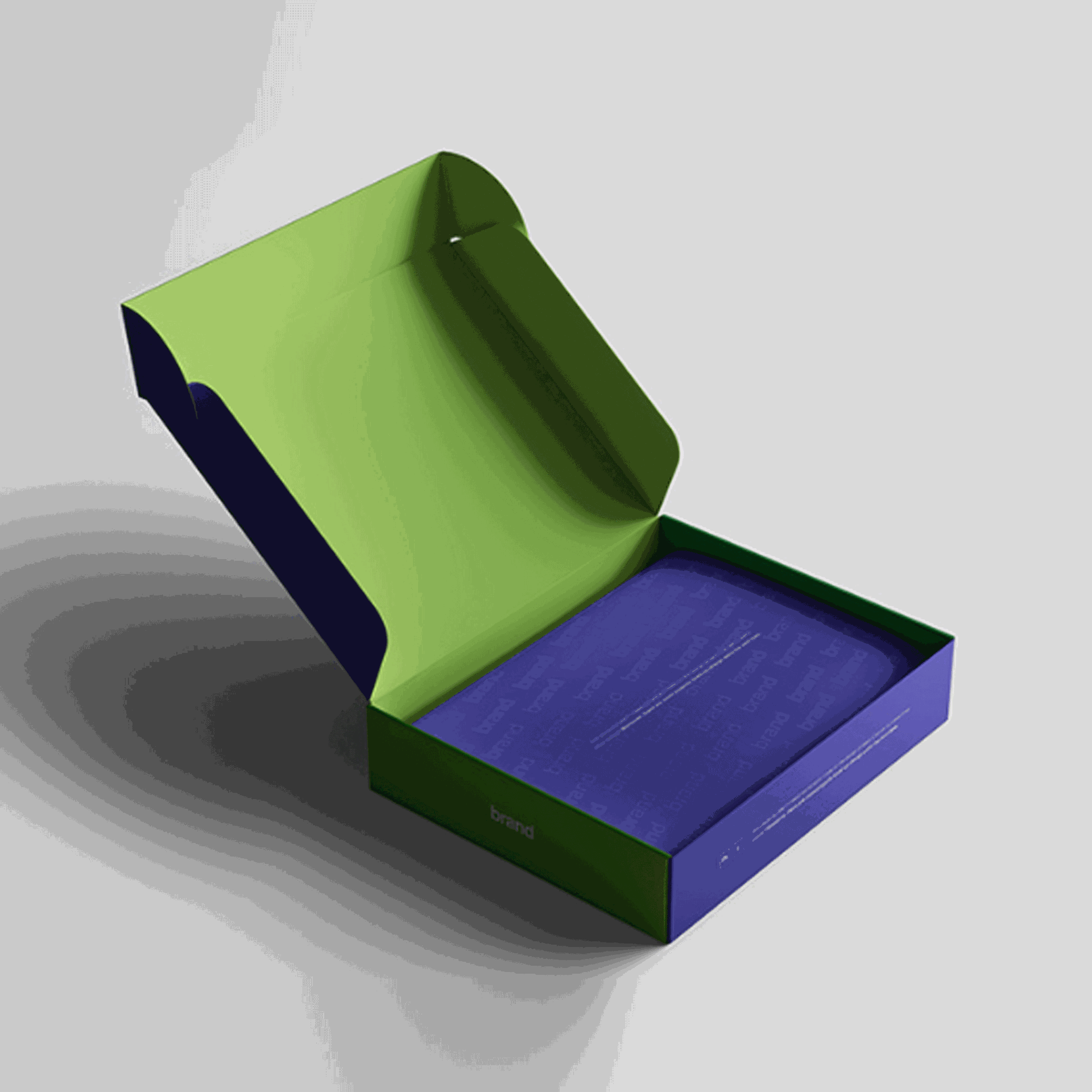 0成交0个彩色飞机盒批发穿戴甲正方形快递打包纸盒内