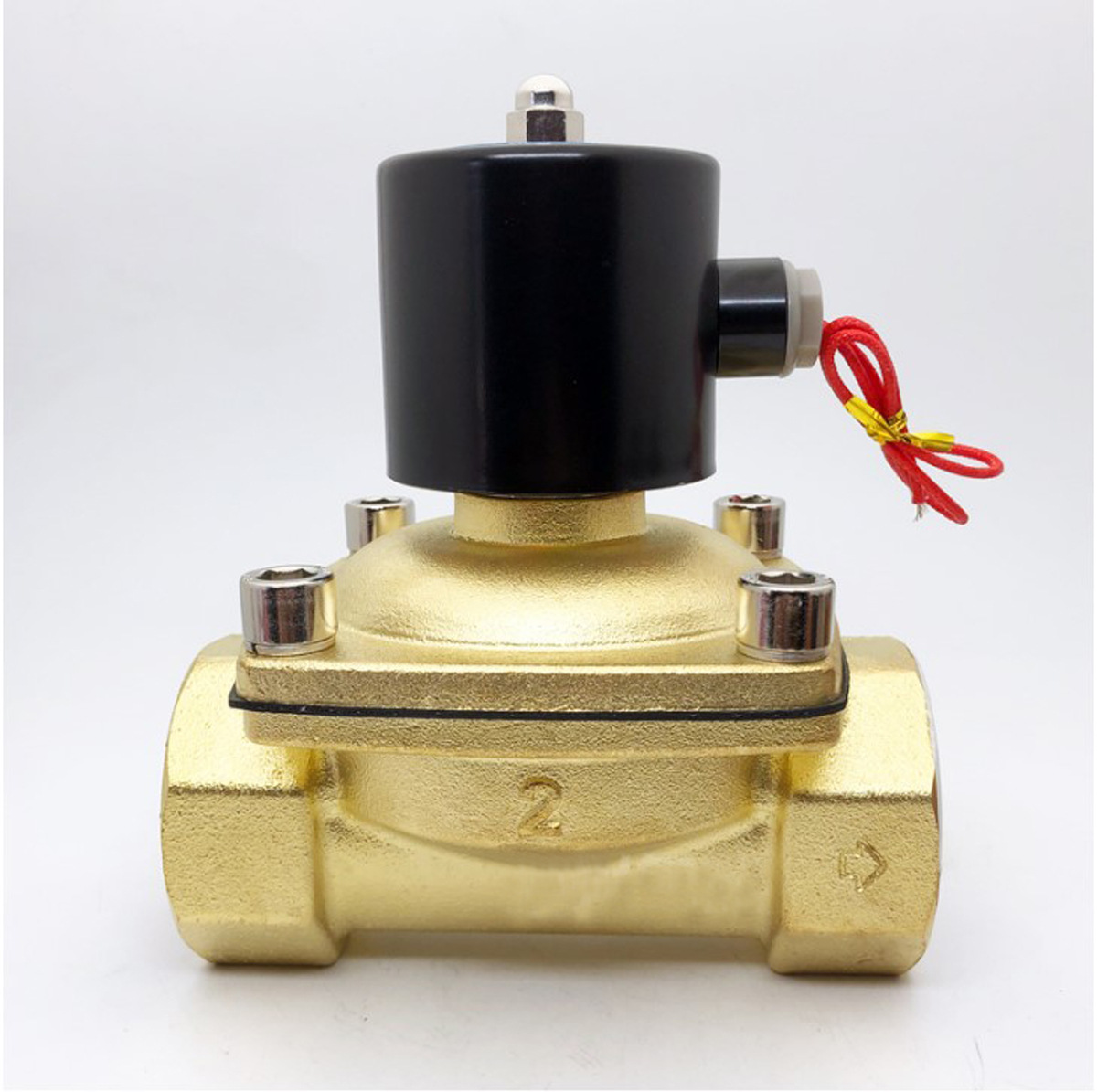 铜体疏水电磁阀 2w250-25 g3/4直通式电控疏水阀 大阀体uw-50