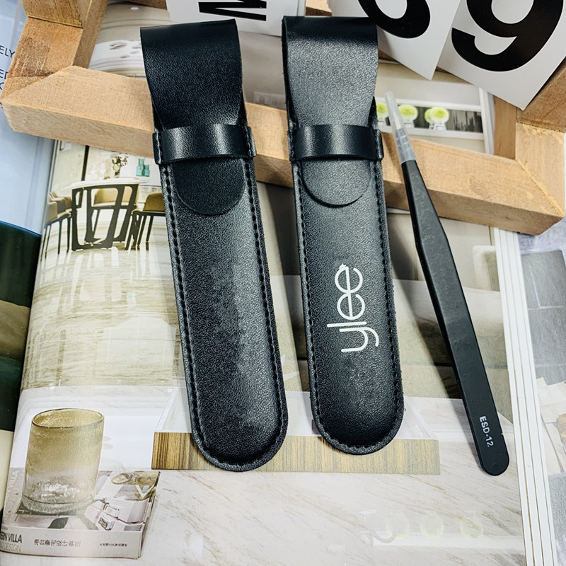 现货批发 金羽夹收纳皮套 海豚夹镊子皮套种植嫁接假睫毛镊子皮套