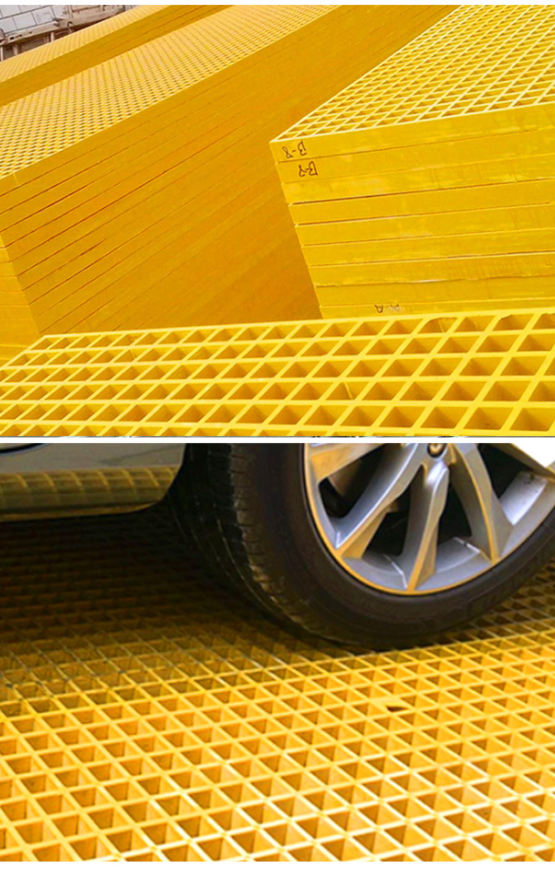 佛山厂家直销洗车房防滑钢格栅板 玻璃钢格栅盖板 公园树池钢格板