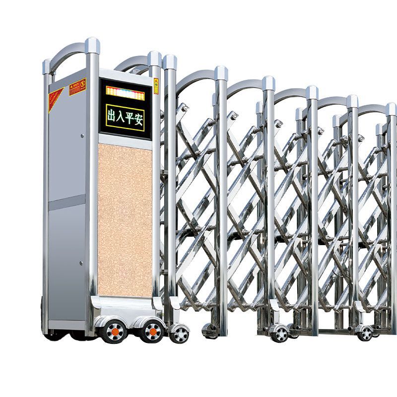 电动门铝合金分段平移门智能自动段滑门直线折叠厂房工地悬浮大门