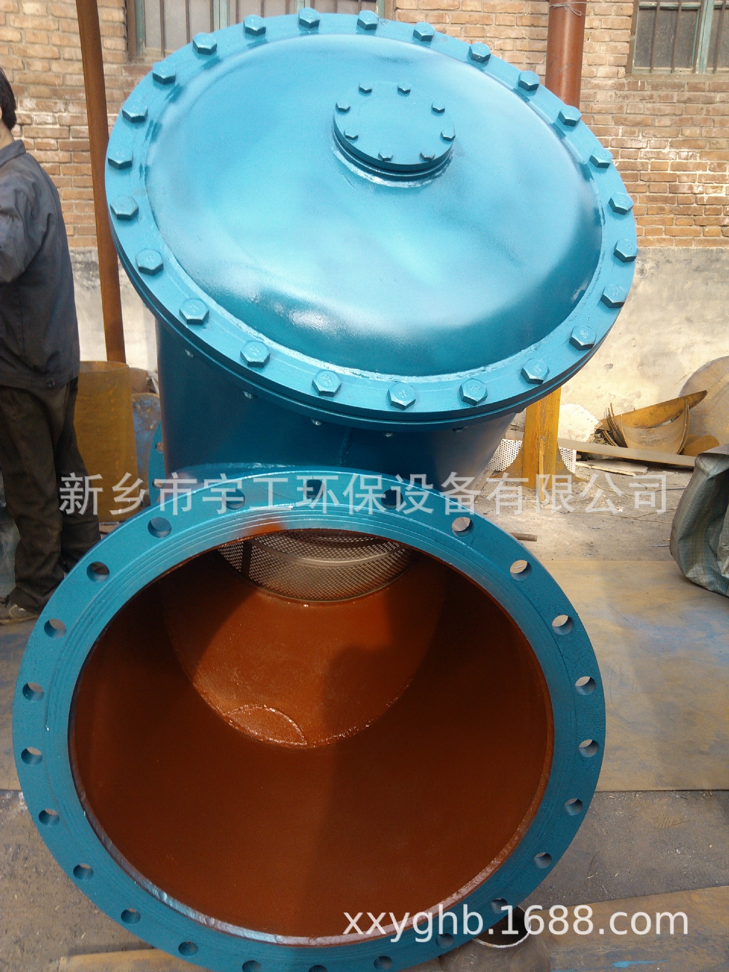 y型过滤器gl41大口径焊接定制管道法兰过滤器 碳钢带排污口除污器