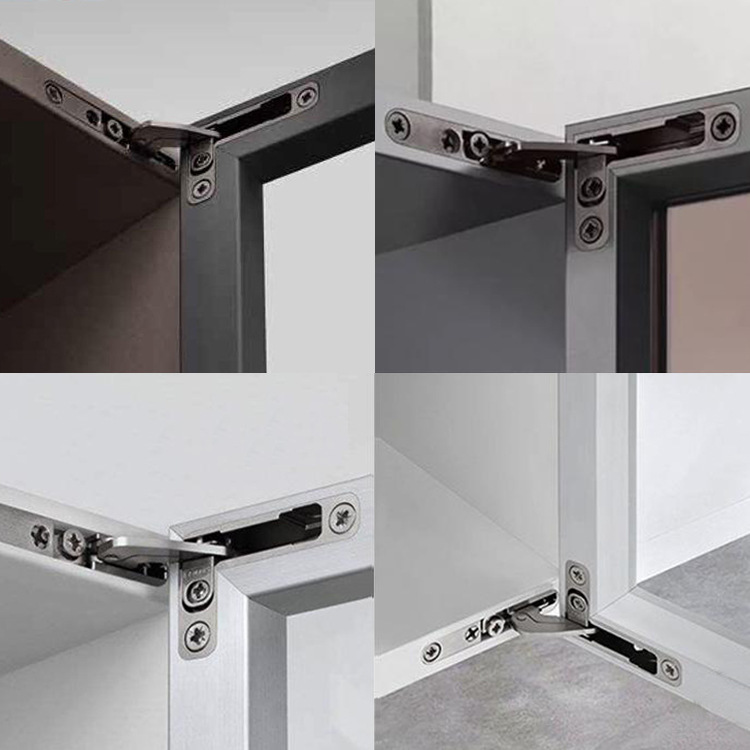 隐藏式天地铰链 salice液压天地门铰 家具柜门合页 铝框门合页