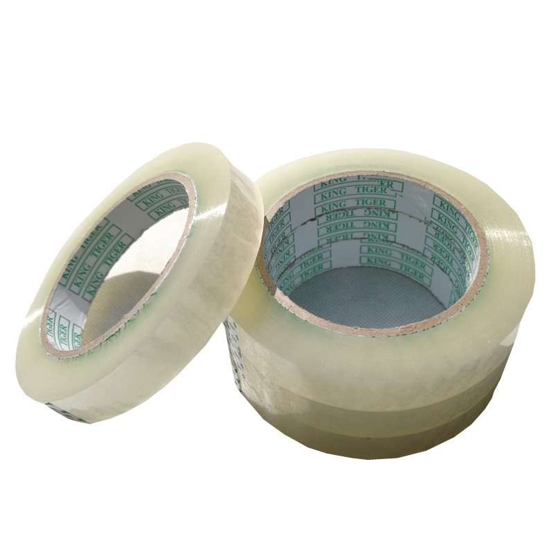 8粘贴封口小胶带纸透明捆扎蔬菜捆绑窄胶布