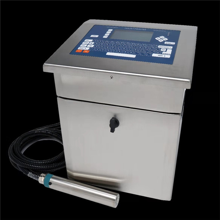 湖南长沙食品包装袋纸盒编织袋小型生产日期打码机瓶盖批号喷码机