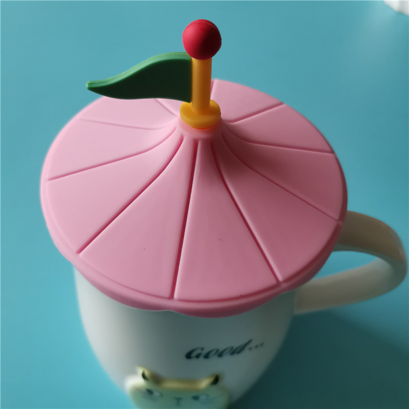 食品硅胶杯盖卡通创意保鲜密封杯盖厂家直销软胶杯盖