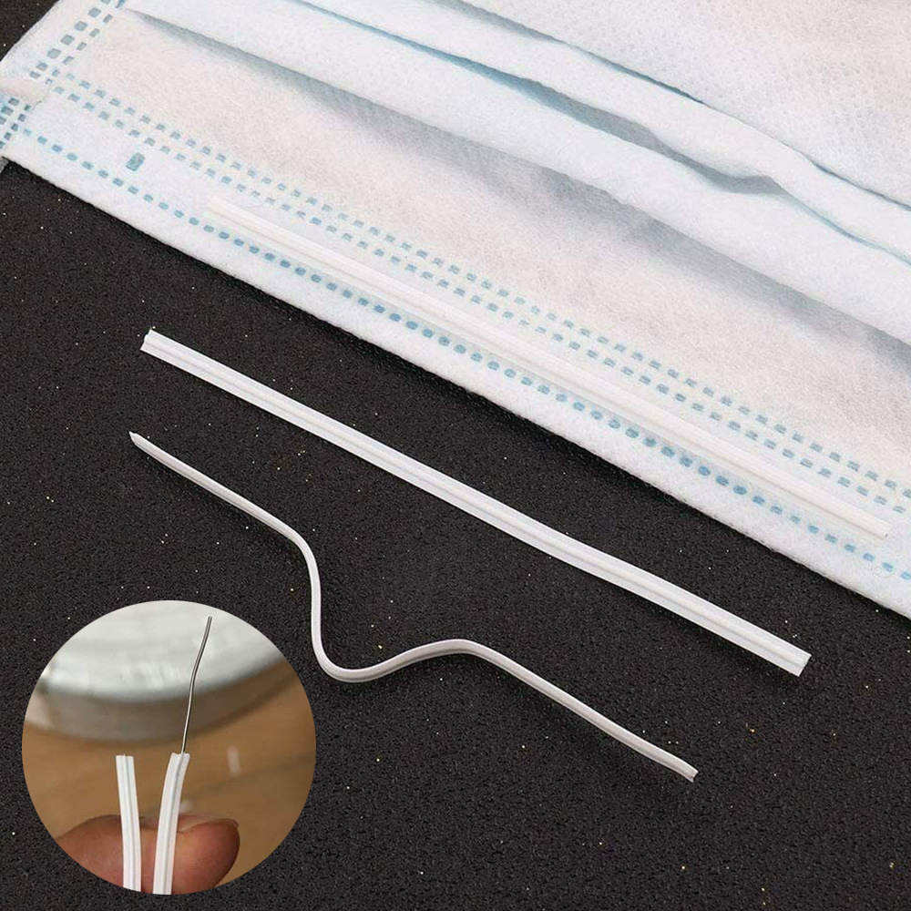 现货批发一次性医用口罩n95口罩海绵压鼻条鼻梁条3mm5mm单芯双芯