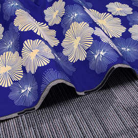 2021新款全涤非洲蜡染印花布 厂家直供跨境电商蓝色西服面料 批发