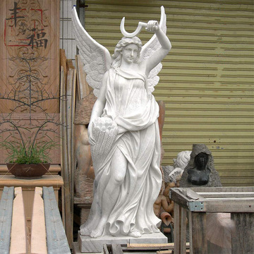 石雕厂家 西方女性天使雕像 大理石欧式人物雕塑 fr-01