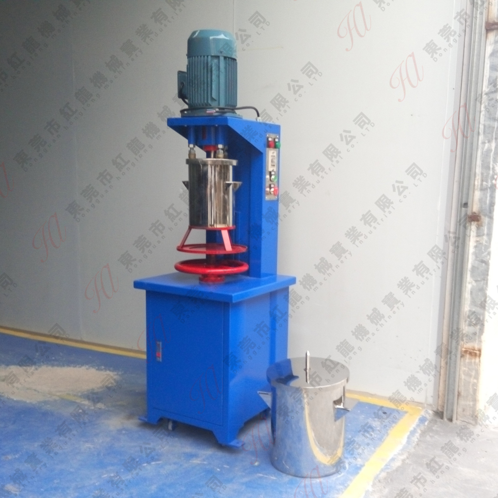 供应色粉颜料打粉机 食品色素粉末混色机 不锈钢桶体高速打粉机